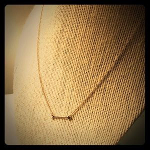 Stella & Dot on your mark necklace - Gold